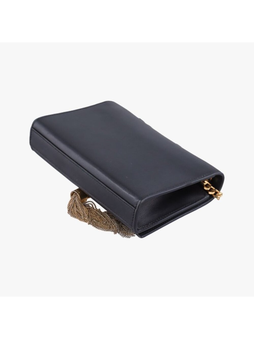 ★SOLD★ Saint Laurent Yves Kate Black Leather Messenger Bag - Picture 6 of 15